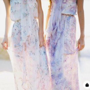 Plum Pretty Sugar Emerson Dress in Pearl - Size Small, Strapless Dress